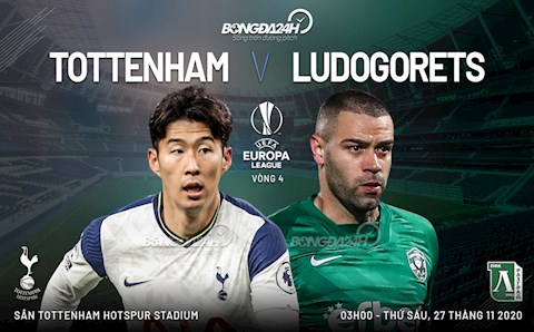 Nhận định Tottenham vs Ludogorets (3h00 ngày 27/11): Chạy đà trước đại chiến