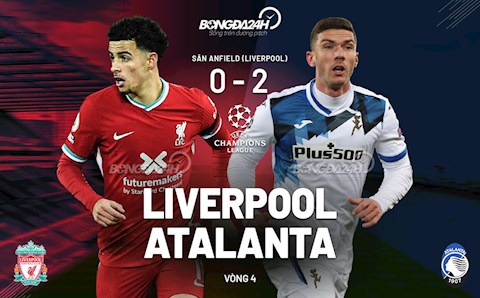 Atalanta báo thù Liverpool, tạo địa chấn rung chuyển Anfield
