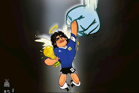 Hình ảnh: Vĩnh biệt Diego Maradona!