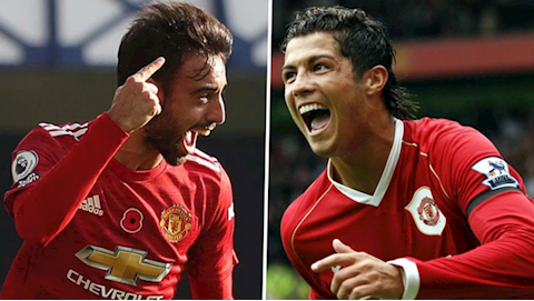 Solskjaer so sánh Bruno Fernandes với Ronaldo sau chuỗi trận ấn tượng