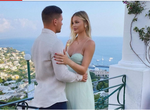 Đi siêu thị, bạn gái Luka Jovic vẫn khiến NHM phát cuồng