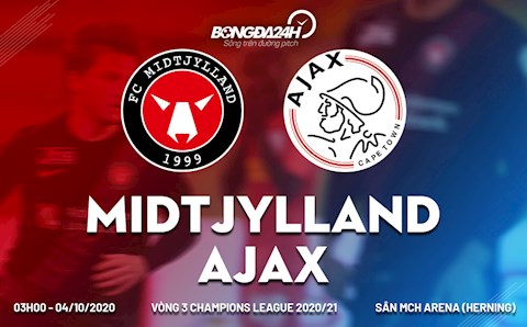 Nhận định bóng đá Midtjylland vs Ajax 3h00 ngày 4/11 (UEFA Champions League 2020/21)