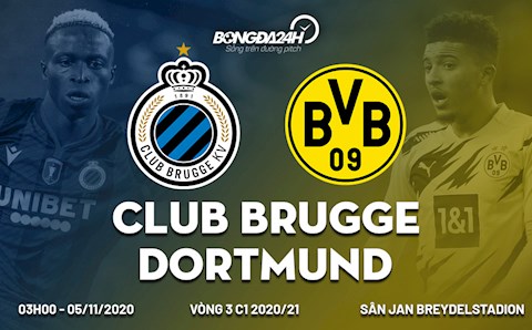 Nhận định bóng đá Club Brugge vs Dortmund 3h00 ngày 5/11 (UEFA Champions League 2020/21)