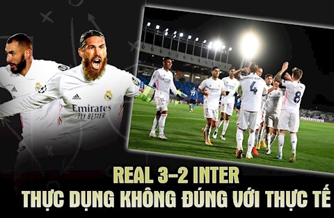 Điểm nhấn Real Madrid 3-2 Inter: Không có chỗ cho sự thực dụng