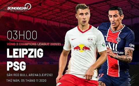 Nhận định bóng đá Leipzig vs PSG 3h00 ngày 5/11 (UEFA Champions League 2020/21)