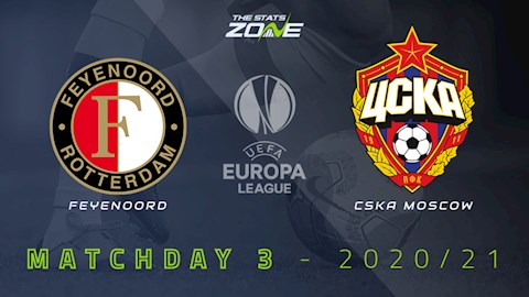 Nhận định bóng đá Feyenoord vs CSKA Moscow 3h00 ngày 6/11 (Europa League 2020/21)