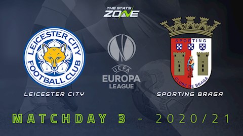 Nhận định bóng đá Leicester vs Braga 3h00 ngày 6/11 (Europa League 2020/21)