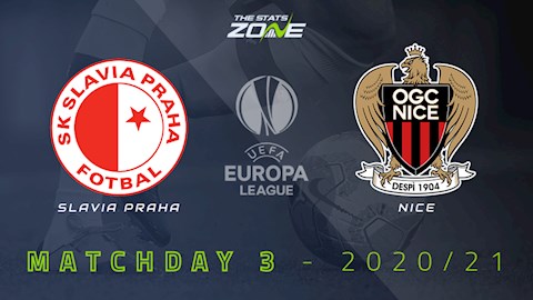 Nhận định bóng đá Slavia Praha vs Nice 0h55 ngày 6/11 (Europa League 2020/21)