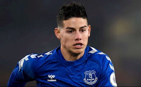Everton mất James Rodriguez trước thềm trận gặp Chelsea