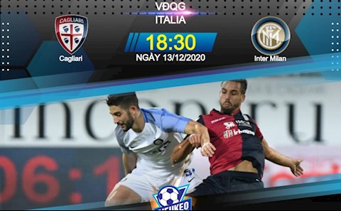 Nhận định bóng đá Cagliari vs Inter Milan 18h30 ngày 13/12 (Serie A 2020/21)