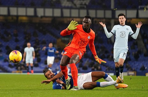 HLV Lampard bênh vực Edouard Mendy sau sai lầm trước Everton