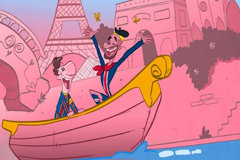 Biếm họa: Neymar hào hứng chào đón Messi tới Paris