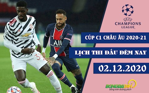 Lịch thi đấu Cúp C1 châu Âu đêm hôm nay 2/12/2020 : Old Trafford rực lửa!