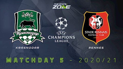 Nhận định bóng đá Krasnodar vs Rennes 0h55 ngày 3/12 (Champions League 2020/21)