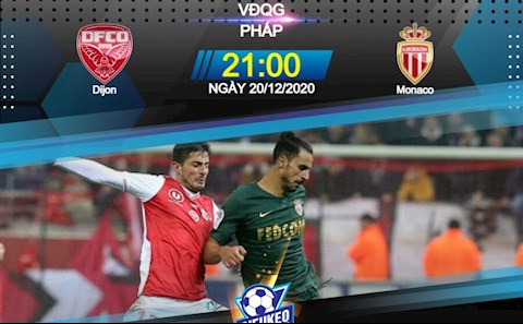 Nhận định bóng đá Dijon vs Monaco 21h00 ngày 20/12 (Ligue 1 2020/21)
