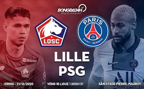 Nhận định bóng đá Lille vs PSG 3h00 ngày 21/12 (Ligue 1 2020/21)