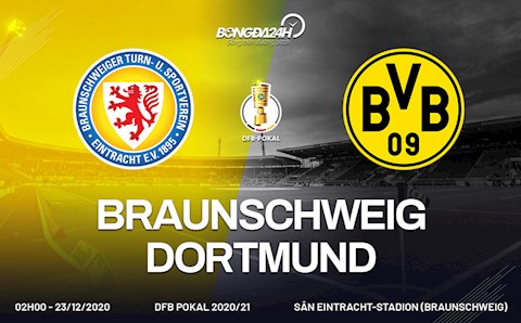Nhận định bóng đá Braunschweig vs Dortmund 2h00 ngày 23/12 (Cúp quốc gia Đức 2020/21)