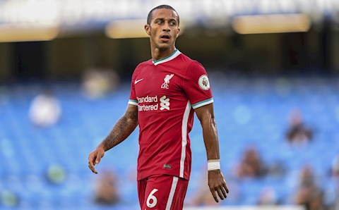 Ấn định thời điểm Thiago trở lại thi đấu cho Liverpool