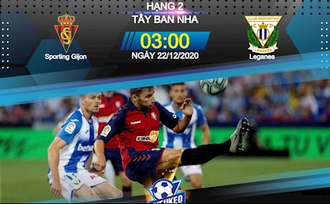 Nhận định bóng đá Gijon vs Leganes 3h00 ngày 22/12 (Hạng 2 TBN 2020/21)
