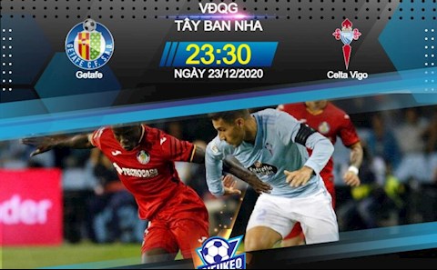 Nhận định bóng đá Getafe vs Celta Vigo 23h30 ngày 23/12 (La Liga 2020/21)