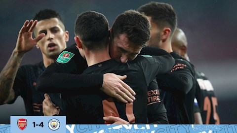 Arteta lại nếm trái đắng trước sếp cũ Guardiola, Arsenal dừng bước ở League Cup