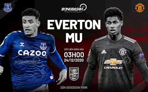 Nhận định Everton vs MU (03h00 ngày 24/12): Vé vào bán kết cho Quỷ đỏ!