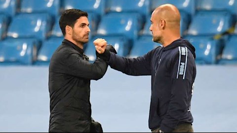 Pep Guardiola bảo vệ Arteta sau trận thắng đậm Arsenal