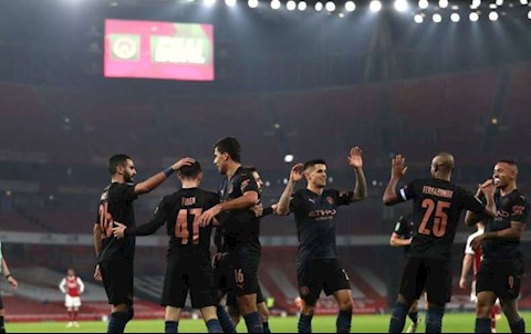 Thống kê Arsenal 1-4 Man City: “Pháo thủ” lại dừng bước ở tứ kết