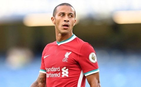 Thiago thêm một lần khiến fan Liverpool ngao ngán