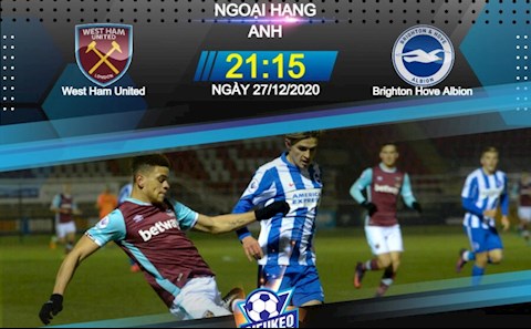 Nhận định bóng đá West Ham vs Brighton 21h15 ngày 27/12 (Premier League 2020/21)