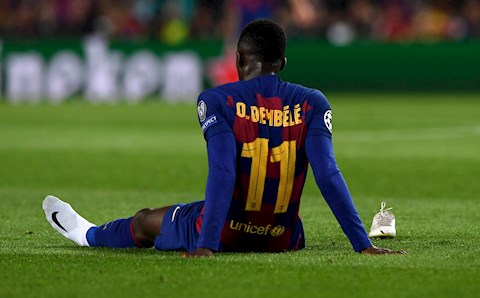 HLV Barca báo tin cực vui từ thương binh Ousmane Dembele