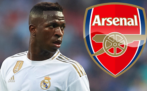 Arsenal hỏi mượn Vinicius Junior, Real Madrid phản ứng thế nào?