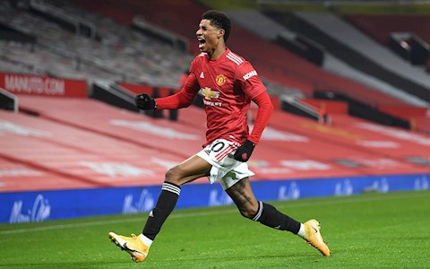 Tân binh MU mừng ra mặt khi Rashford ghi bàn phút cuối