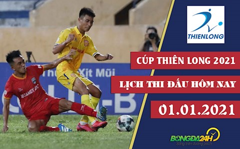 Lịch thi đấu và trực tiếp Cúp Thiên Long 2021 hôm nay 1/1 trên OnSports