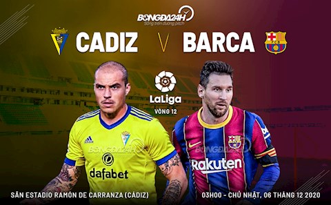 Nhận định bóng đá Cadiz vs Barca 3h00 ngày 6/12 (La Liga 2020/21)