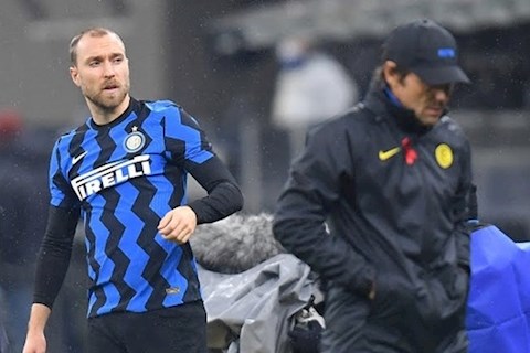 Sốc: Christian Eriksen không ăn mừng sau chiến thắng của Inter Milan