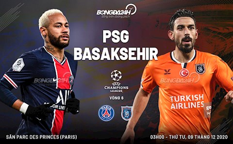 Nhận định bóng đá PSG vs Basaksehir 3h00 ngày 9/12 (Champions League 2020/21)