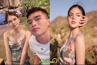 Diễn viên Ngọc Trinh hẹn hò với hot boy tuyển U21 Việt Nam