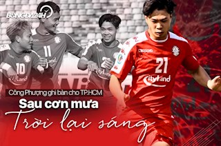 Công Phượng ghi bàn cho TPHCM: Sau cơn mưa trời lại sáng