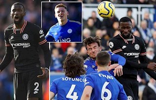Chelsea chia điểm với Leicester: Rudiger và may mắn cứu rỗi họ