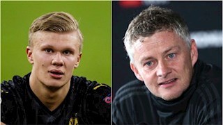 HLV Solskjaer nói gì về phong độ cực cao của học trò cũ Erling Haaland?