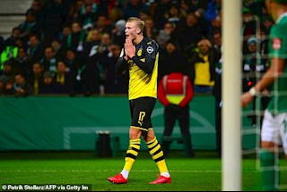 Bremen 3-2 Dortmund: Haaland ghi bàn thứ 8 sau 4 trận, Dortmund vẫn bị loại khỏi cúp quốc gia Đức