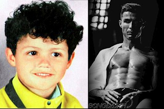 Ronaldo bị fan đào lại ảnh từ 30 năm trước khẳng định đẹp từ bé