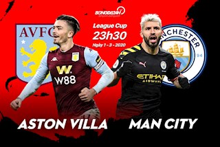Aston Villa 1-2 Man City: Thắng nhọc nhằn, Man xanh lần thứ 3 liên tiếp đoạt cúp Liên đoàn Anh