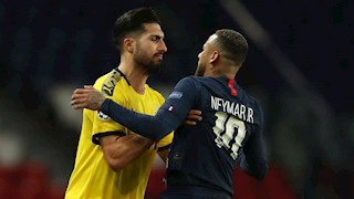 Khiến Emre Can phải nhận thẻ đỏ, Neymar được khen là một diễn viên giỏi