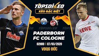 Nhận định bóng đá Paderborn vs Cologne 2h30 ngày 7/3 (Bundesliga 2019/20)
