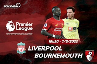 Nhận định Liverpool vs Bournemouth (19h30 ngày 07/03/): The Kop trút giận!