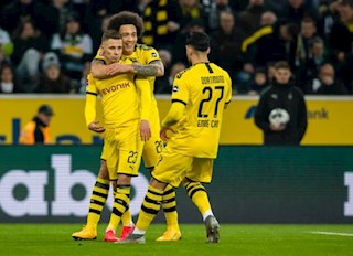 Gladbach 1-2 Dortmund: Siêu Haaland trở thành nhà kiến tạo, Dortmund vươn lên vị trí thứ 2