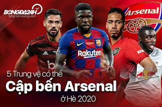 5 trung vệ có thể cập bến Arsenal ở Hè 2020