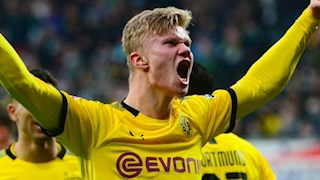 Dortmund quyết định tương lai Erling Haaland